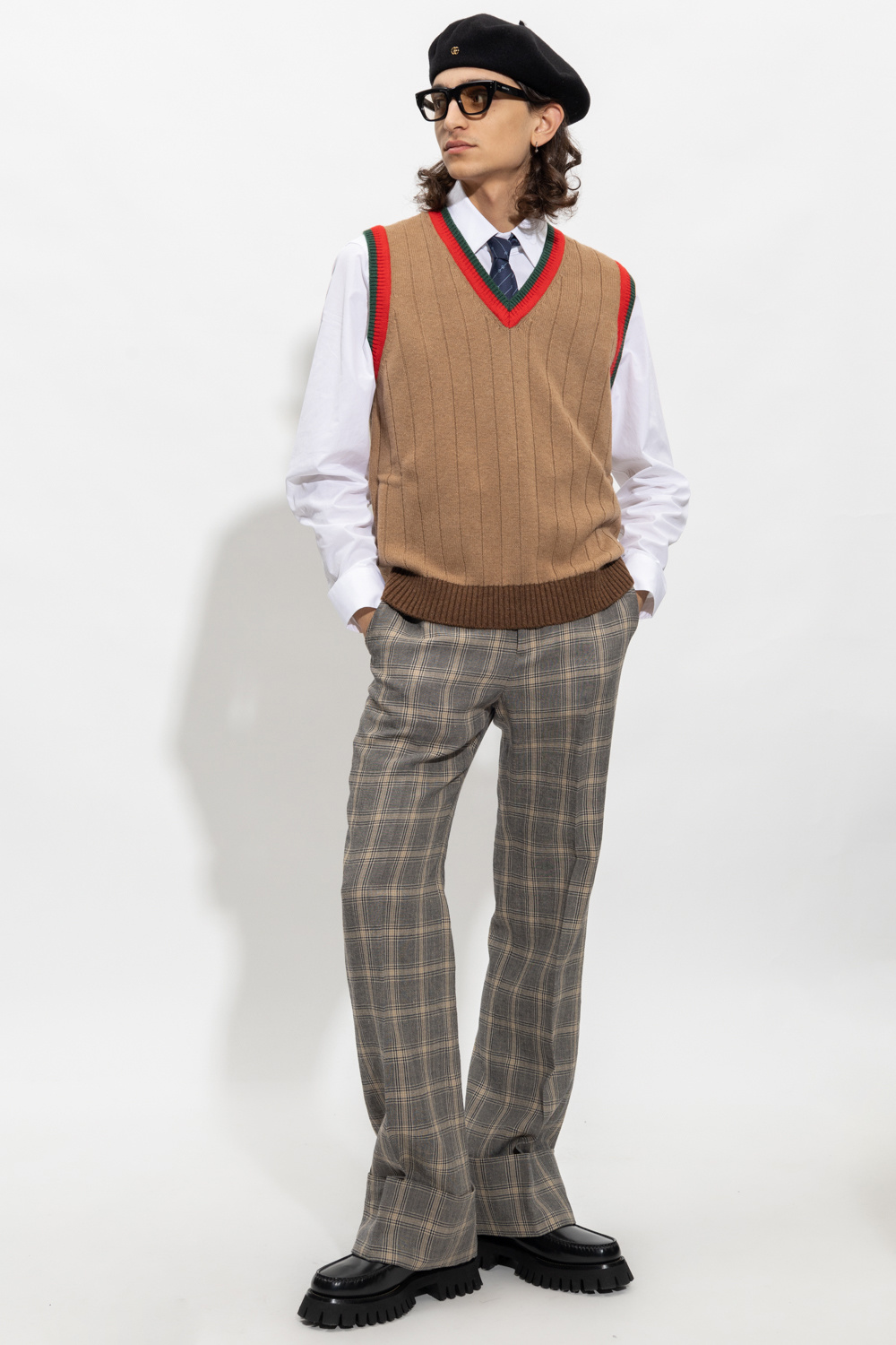 Gucci Web ribbed-knit vest | Smart Closet